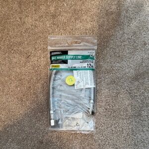 Everbilt Ice Maker Supply Line 12in